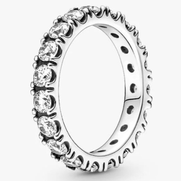 Pandora - Sparkling Row Eternity Ring (Sterling Silver) - Picture 3 of 6